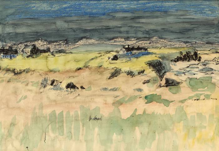 WESTERN LANDSCAPE by Maurice MacGonigal PRHA HRA HRSA (1900-1979) at Whyte's Auctions