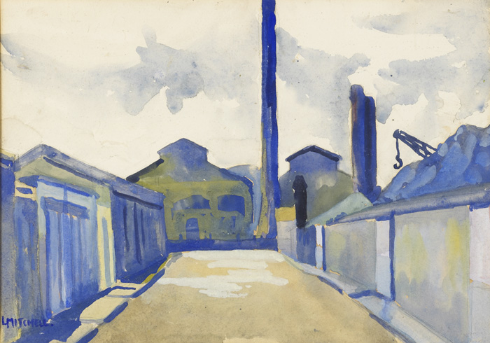 RINGSEND, DUBLIN, 1941 by Helen Lillias Mitchell (1915-2000) at Whyte's Auctions
