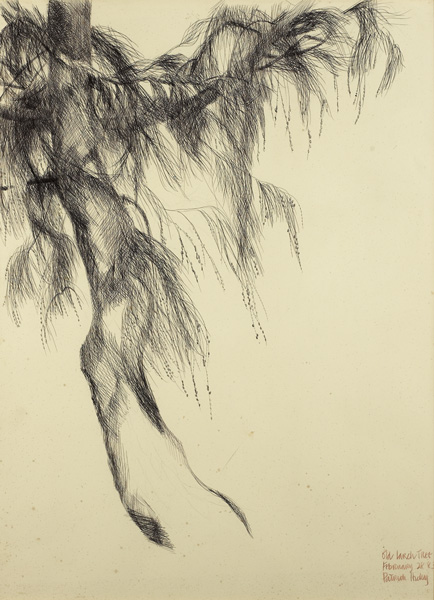 OLD LARCH TREE, 1983 by Patrick Hickey HRHA (1927-1998) at Whyte's Auctions