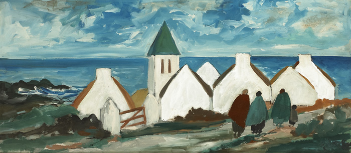 ROAD IN DONEGAL by Markey Robinson (1918-1999) (1918-1999) at Whyte's Auctions