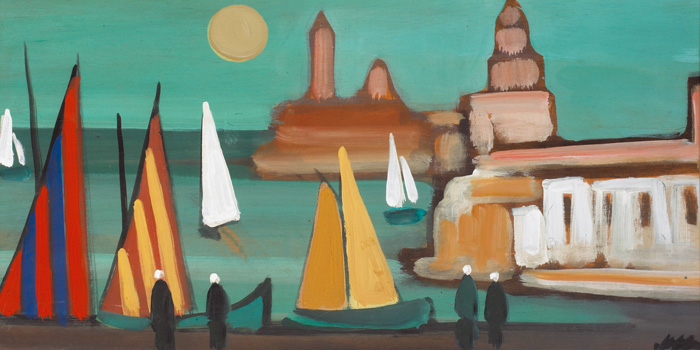 MEDITERRANEAN PORT by Markey Robinson (1918-1999) at Whyte's Auctions