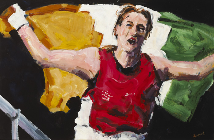 KATIE TAYLOR, 2012 by Michael Hanrahan (b.1951) at Whyte's Auctions