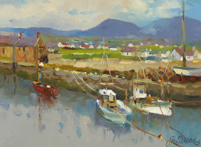 HARBOUR SCENE by Liam Treacy (1934-2004) at Whyte's Auctions