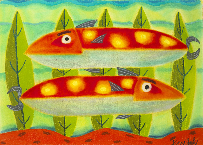 TROPICAL FISH by Graham Knuttel (b.1954) (b.1954) at Whyte's Auctions