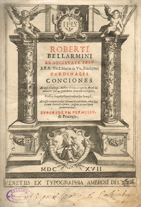 BELLARMINE ( Robert ), St at Whyte's Auctions