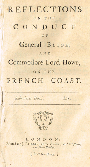 BLIGH ( Thomas ), Lieutenant General : - at Whyte's Auctions