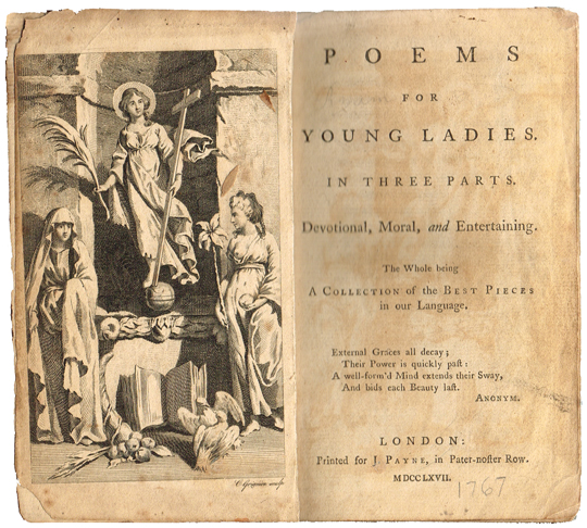 [GOLDSMITH ( Oliver ), ed.]. Poems for Young Ladies. In three parts. Devotional at Whyte's Auctions