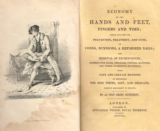 HANDS & FEET. Economy of the Hands and Feet, Fingers and Toes ; which includes the prevention at Whyte's Auctions