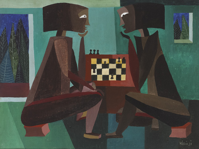 LES �CHECS, 1952 by Basil Ivan R�k�czi (1908-1979) at Whyte's Auctions