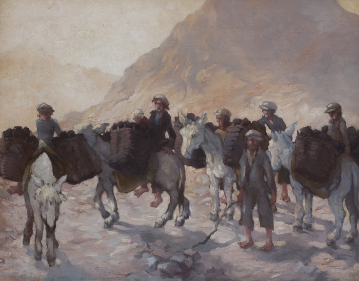 BRINGING HOME THE TURF by Lilian Lucy Davidson ARHA (1893-1954) ARHA (1893-1954) at Whyte's Auctions