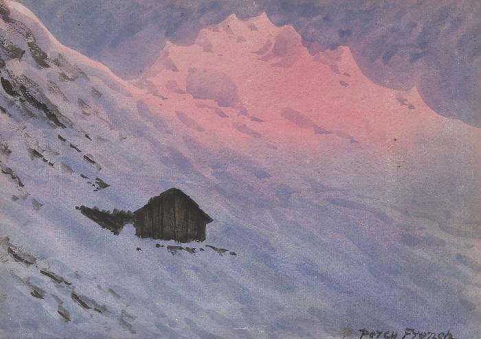 THE JUNGFRAU FROM WENGEN by William Percy French (1854-1920) (1854-1920) at Whyte's Auctions