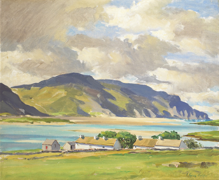 MAGHERA CLIFFS, COUNTY DONEGAL by Robert Taylor Carson HRUA (1919-2008) HRUA (1919-2008) at Whyte's Auctions