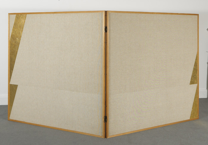 GOLD DIPTYCH [FOLDING SCREEN], 1979-1980 by Patrick Scott HRHA (1921-2014) at Whyte's Auctions