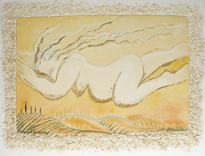 PREGNANT IN THE SKY, 2003 by Pauline Bewick RHA (1935-2022) at Whyte's Auctions