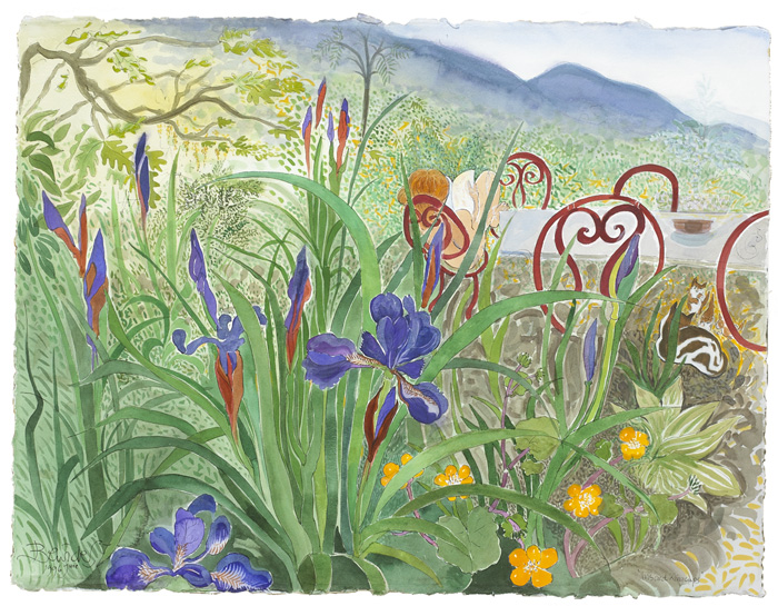 IRIS AND KINGCUPS, 1996 by Pauline Bewick RHA (1935-2022) at Whyte's Auctions