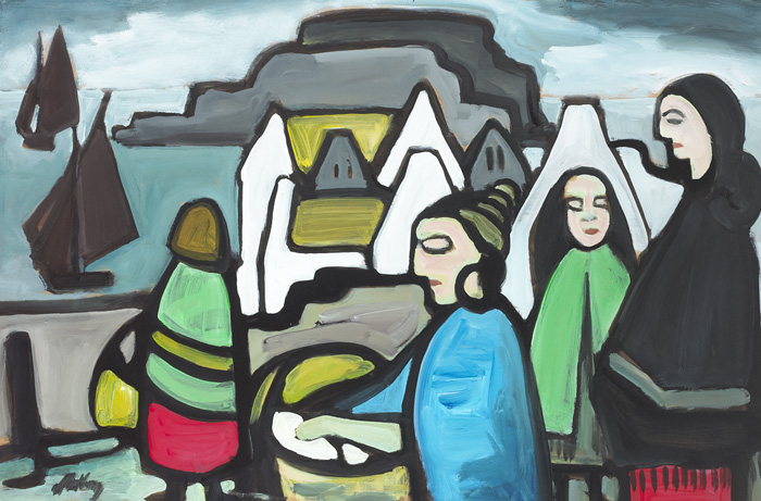 THE HERRING SELLERS by Markey Robinson (1918-1999) at Whyte's Auctions