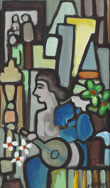 STILL LIFE WITH BANJO by Markey Robinson (1918-1999) at Whyte's Auctions