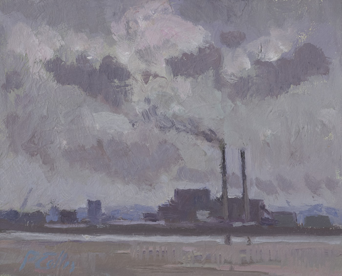 SANDYMOUNT STRAND, DUBLIN by Peter Collis RHA (1929-2012) at Whyte's Auctions