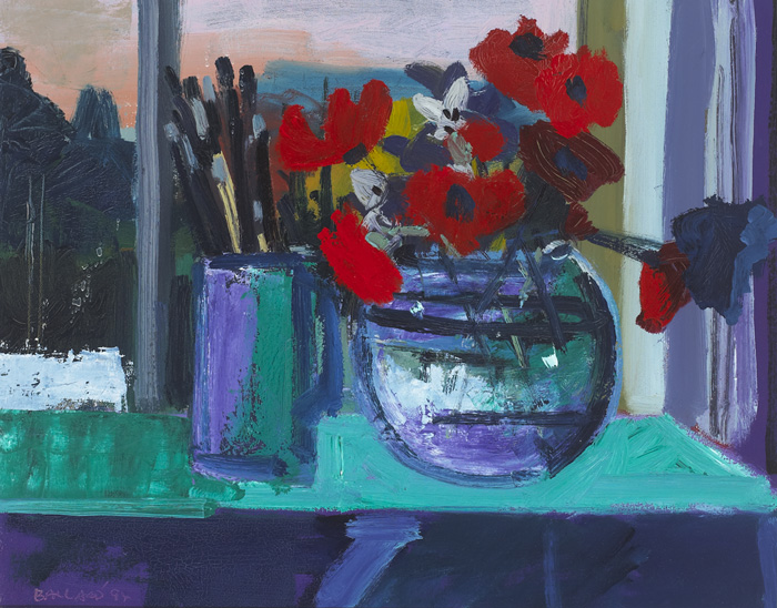 POPPIES AGAINST SKY, 1994 by Brian Ballard RUA (b.1943) at Whyte's Auctions