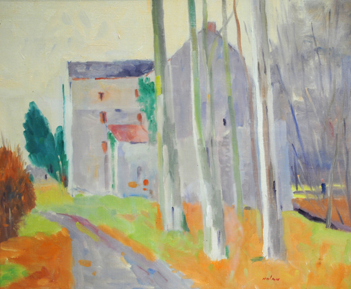 OLD MILL, VICTORIA BRIDGE, 1979 by James Nolan RHA PPWCSI (b.1929) at Whyte's Auctions