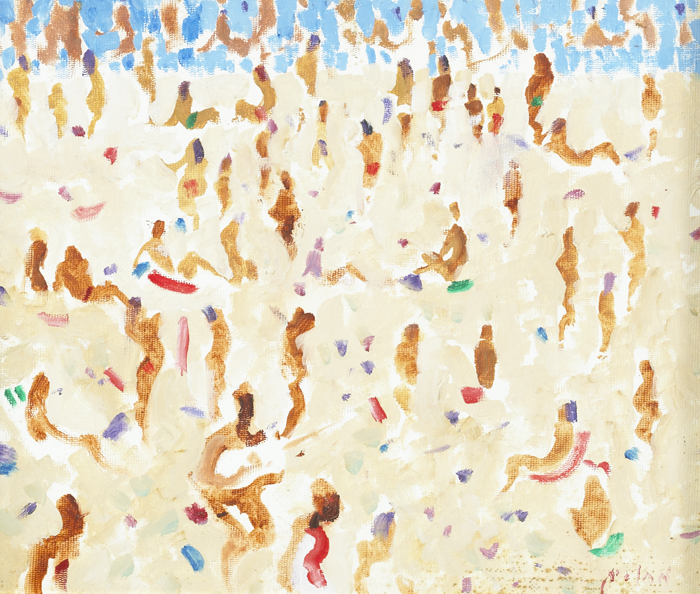 ON PARADISE BEACH by James Nolan RHA PPWCSI (b.1929) at Whyte's Auctions