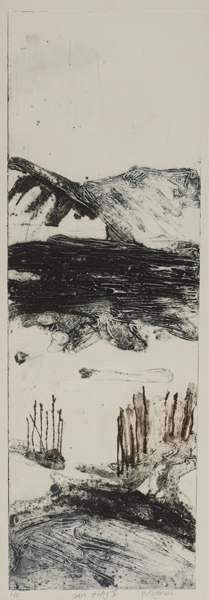 SNOW STUDY & STAIDEAL SNEACHTA (A PAIR) and TWO TREES by Margaret McLoughlin (b.1963) at Whyte's Auctions