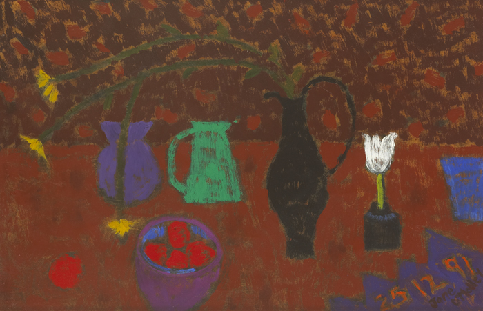 CHRISTMAS DAY PAINTING, 1991 by Jane O'Malley (b.1944) at Whyte's Auctions