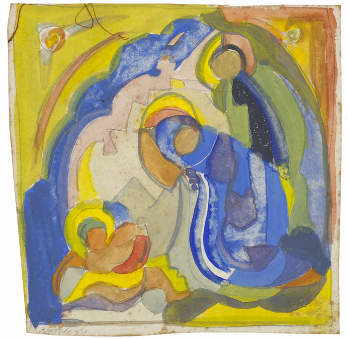 NATIVITY, c.1940s by Evie Hone HRHA (1894-1955) at Whyte's Auctions