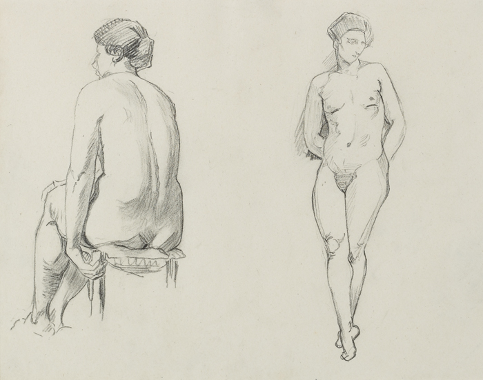 FEMALE LIFE STUDY I by Mary Swanzy HRHA (1882-1978) at Whyte's Auctions