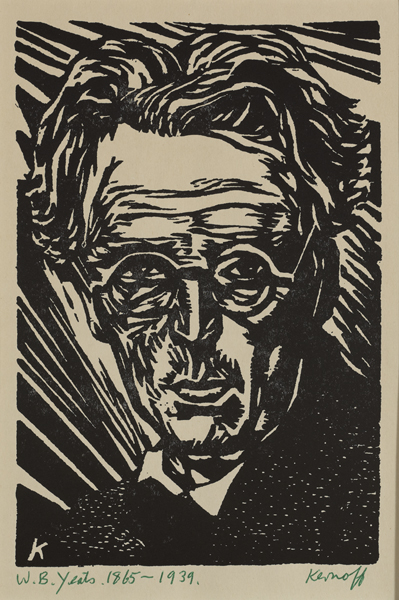 PORTRAITS OF W.B. YEATS, JAMES CLARENCE MANGAN and JAMES JOYCE (SET OF THREE) by Harry Kernoff RHA (1900-1974) at Whyte's Auctions