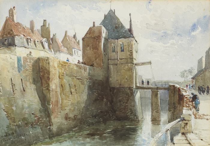 CALAIS, FRANCE, 1881 by Sir Ernest George sold for �220 at Whyte's Auctions