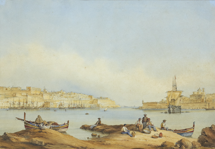 VALLETTA HARBOUR, MALTA at Whyte's Auctions