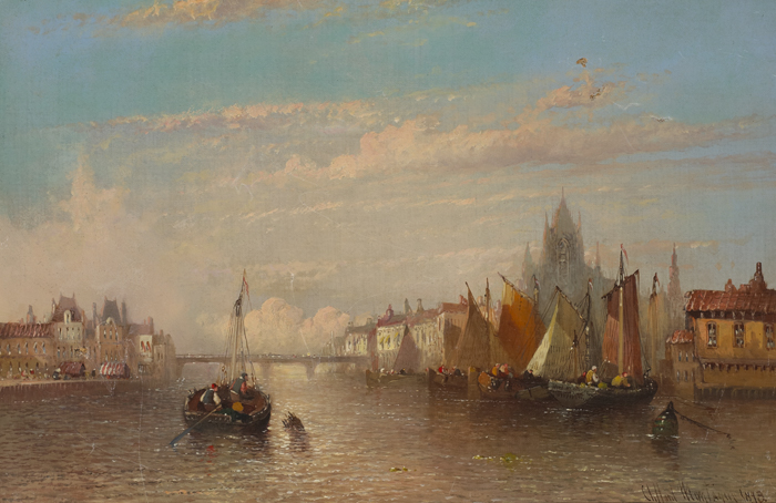 MARITIME SCENE by Clifford Montague sold for 150 at Whyte's Auctions