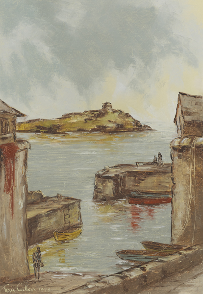 COLIEMORE HARBOUR, DALKEY, COUNTY DUBLIN, 1978 by Tom Cullen sold for 480 at Whyte's Auctions