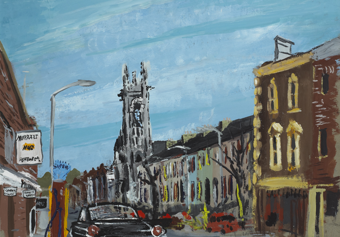 VIEW OF ST. MARY'S CHURCH, HADDINGTON ROAD, DUBLIN, 1965 by Liam C. Martin sold for 1,100 at Whyte's Auctions