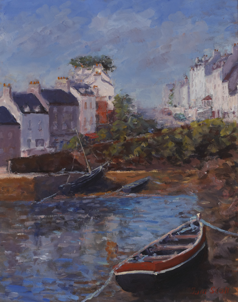 LOW TIDE, ROUNDSTONE by Tom Scott  at Whyte's Auctions