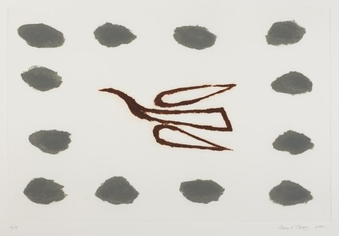 DOVE WITH GREY DOTS, 2000 by Breon O'Casey sold for �280 at Whyte's Auctions