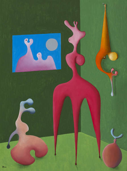 GREEN ROOM, 2001 by Desmond Morris sold for �640 at Whyte's Auctions