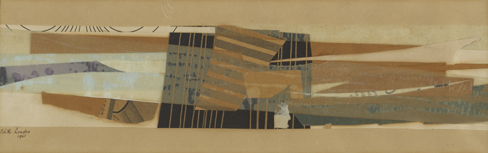 ABSTACT COMPOSITIONS, 1961 & 1966 (A PAIR) by Edith London (1904-1997) at Whyte's Auctions