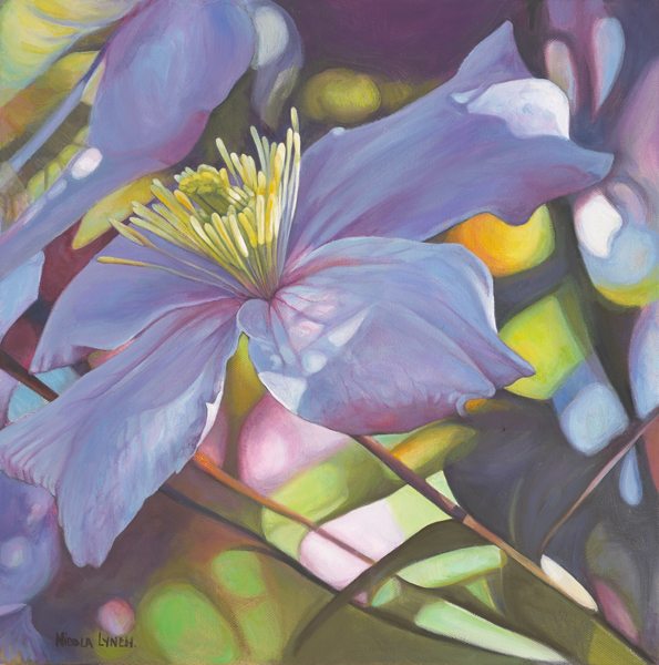 CLEMATIS MONTANA by Nicola Lynch Morrin  at Whyte's Auctions