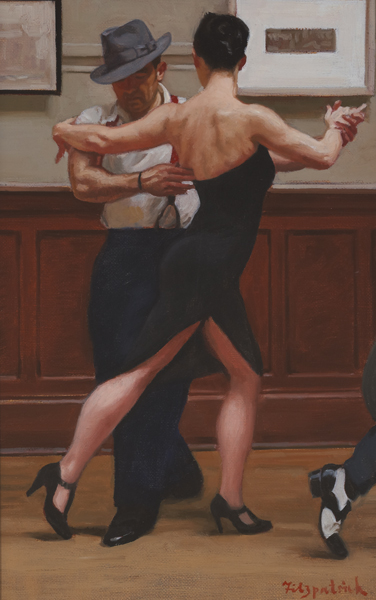 TANGO COUPLE II, c.2004 by Andrew Fitzpatrick sold for �300 at Whyte's Auctions