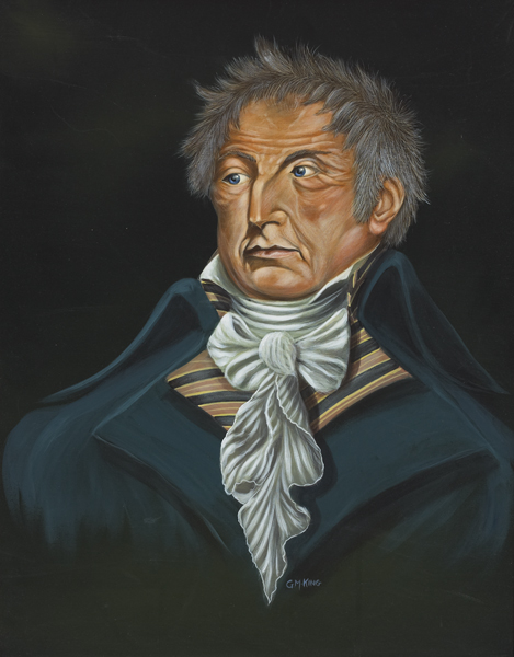 "HUMANITY DICK" [PORTRAIT OF COLONEL RICHARD MARTIN,1754-1834] by G. M. King  at Whyte's Auctions