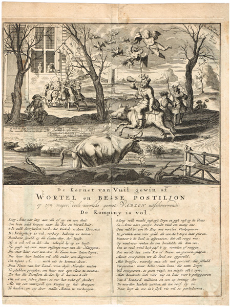 17th Century: Collection of economic bubble satirical engravings at Whyte's Auctions