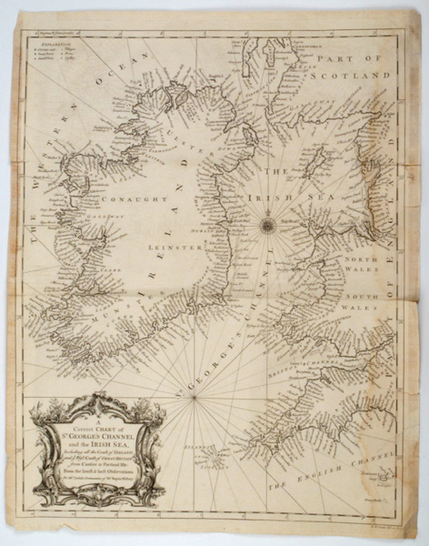 1744: Seale's Irish Sea Map at Whyte's Auctions