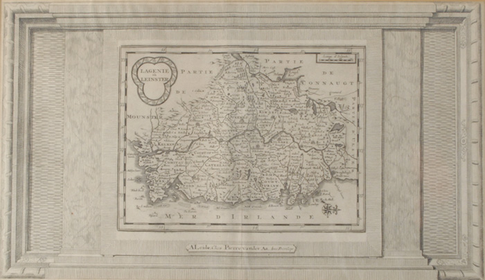 18th Century: Van der Aa map of Leinster at Whyte's Auctions
