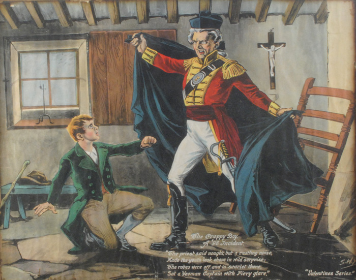 1798: "The Croppy Boy, A '98 Incident" Valentines Series poster at Whyte's Auctions