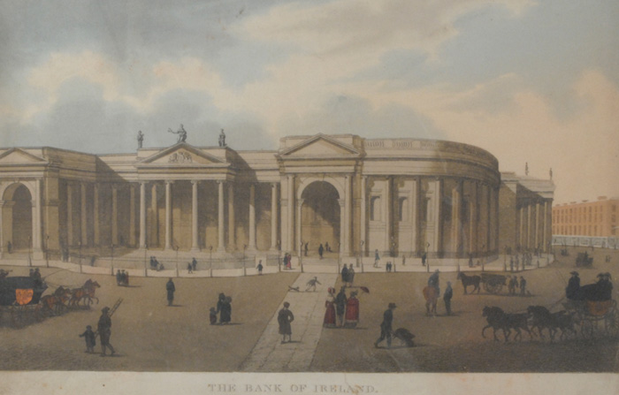 19th Century: The Bank of Ireland, College Green at Whyte's Auctions