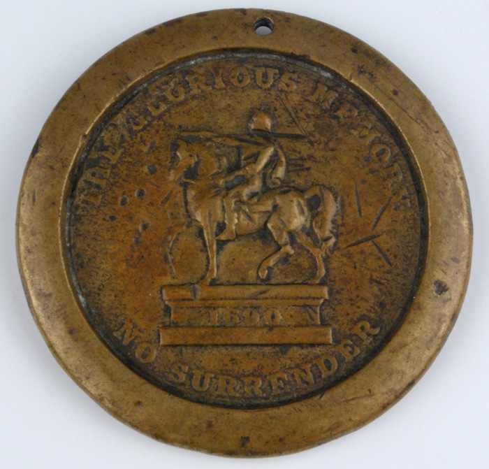 19th Century: Loyal Orange Association medal at Whyte's Auctions