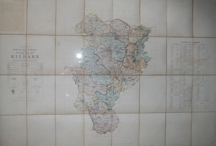 19th Century: Townland Survey Map of the County of Kildare at Whyte's Auctions