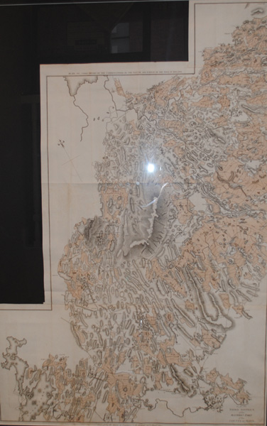 19th Century: Bogland survey map of the eastern part of County Mayo at Whyte's Auctions